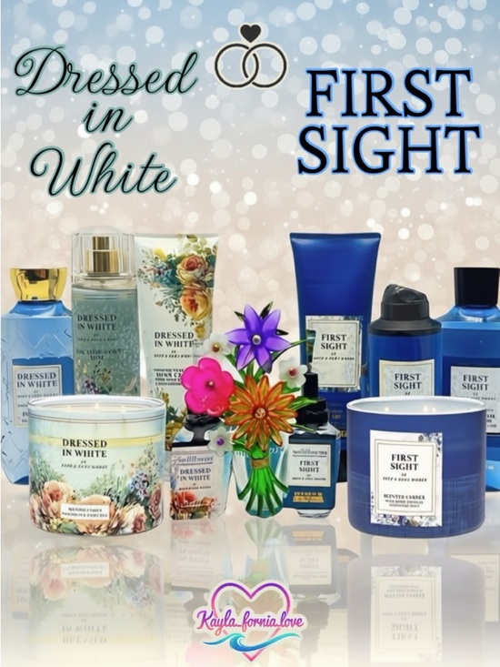 Bath & Body Works Other - BBW ✨ Wedding Gift Set - Dressed in White & First Sight Bundle 11pc NWT